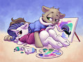 Painting for Two by Chromaskunk