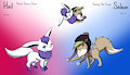 Hail and Salem the Duo Pokemon by MewDan