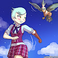 Gabar Goshawk and Rocco