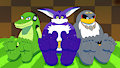 Vector Big and Storm showing feet