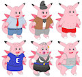 Clefable's clothes