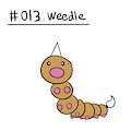 Pokedex : 013 Weedle