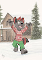 Seeing Snow for First Time by pandapaco