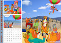 Fox Calendar 2019 - July