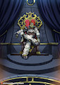 Commission from-LittleGQ-Ganondorf trono by TheDarkMangakaStudio