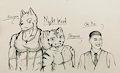 Night Work character :3 And Chị Noo ???!