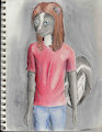 Zen in color pencil by mephitisoftrilondis
