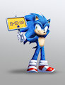 Sonic the Hedgehog by StarAmpharos