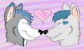 Azu and Frosty couple icon