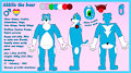 Refsheet of my fursona by JusuSama