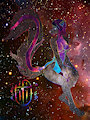 Athena in space by mephitisoftrilondis