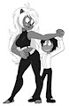 Lion-Gal & Tony Dancing by RBComics