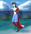 Mountain lake side by Tyler