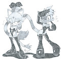 Leotard - Blaze and Tangle by FoxGungrave