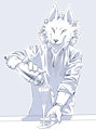 Bartender wolf by MizuShui
