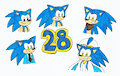 28 years of the Blue Blur by KatarinaTheCat18
