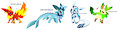 Natural Eeveelutions first set