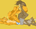 Kitties Fuzzy Paws by MrHuggles