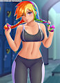 Rainbow Dash Braids