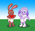 Amy and Lilac's Belly Buttons -By CoffeehoundJoe-