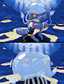 [Comic Commission] Kiala_Tiagra - Underwater Hazard by Heartman98