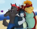 Protecting a wolf... by WolfGuy100