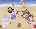 Fun at the beach, by OopsyDaisy