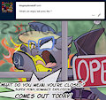 Ask Night Stitch: Angry Batpony