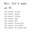 Lets make an oc Meme