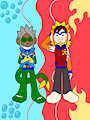 Duo of Fire and Water