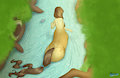 River Wading by FluffyXai