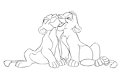 Simba and Nala