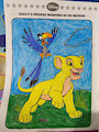 Zazu always caring for the little brat lions