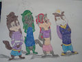 Zelana and my sisters-in-law by ThePandaMunks