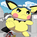 It's Pichuzilla! by pichu90