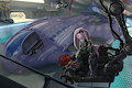 Long day in the hangar