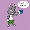 I want more milk sir...