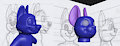 Model Feedback (Cartoon Puppy Character)