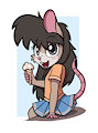 Ember with icecream