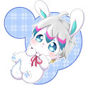 fluffy white bunny