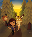 Walking in the Forest by Rhodenspire