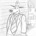 One brush challenge - Sam and Max
