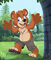 Ferocious bear by pandapaco