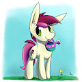 Roseluck Summer Gardening by ponballoon