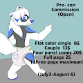 Pre con commissions open by Darnell