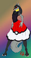 Silvar the femboy riolu by feartyger