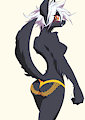Black Dog Girl by unousaya