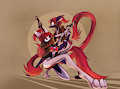 Skirmish art- Indigo Action by Dreamkeepers