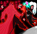 Alastor vs Black Hat (Jojo Style)