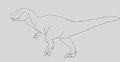 T-Rex Walkcycle - ANIMATED by Queendin